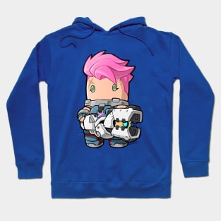 Lil Strong Pink-Hair Soldier Hoodie